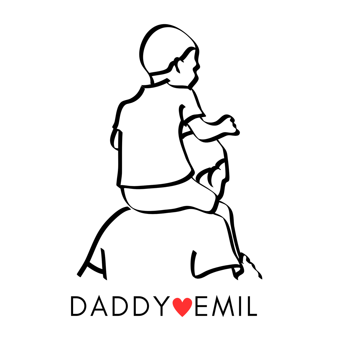 Personalisierter Babybody zum Vatertag – Geschenk von Baby an Papa mit Name
