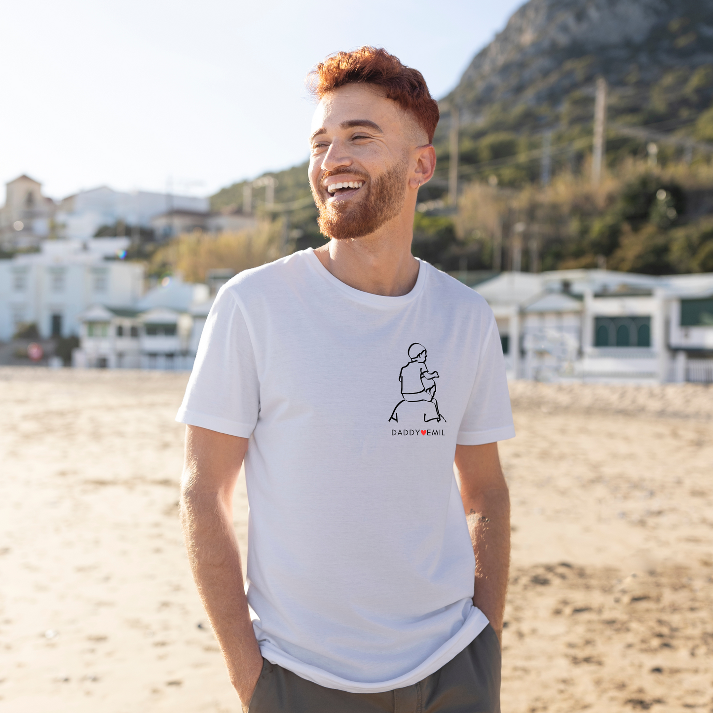 Personalisierter Babybody zum Vatertag – Geschenk von Baby an Papa mit Name