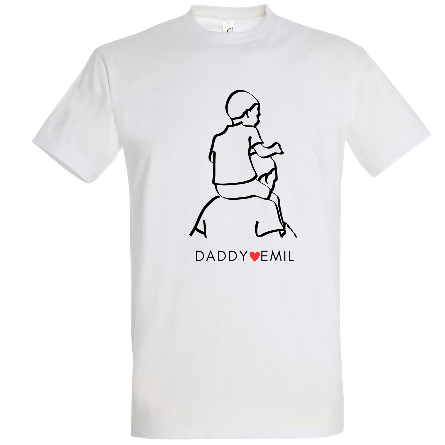 Personalisierter Babybody zum Vatertag – Geschenk von Baby an Papa mit Name