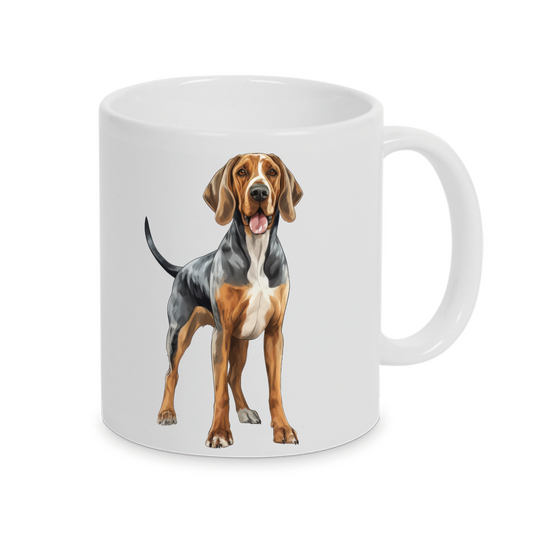 American English Coonhound -Personalisierte Tasse Hunderasse - Individuell gestaltbar mit Namen oder Wunschtext - Geschenk