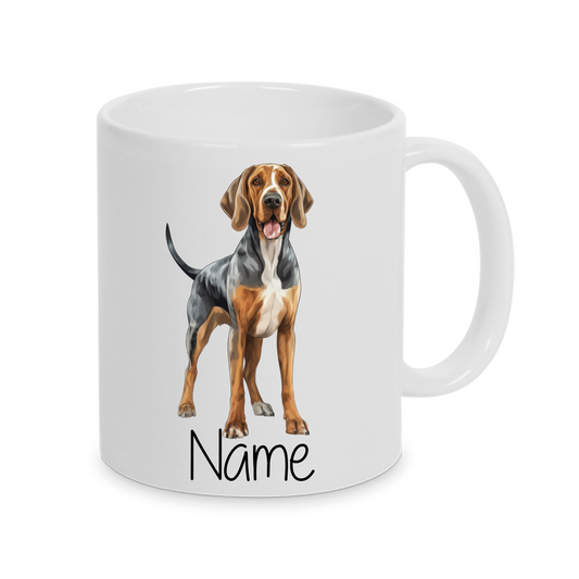 Australian Black and Tan Coonhound -Personalisierte Tasse Hunderasse - Individuell gestaltbar mit Namen oder Wunschtext