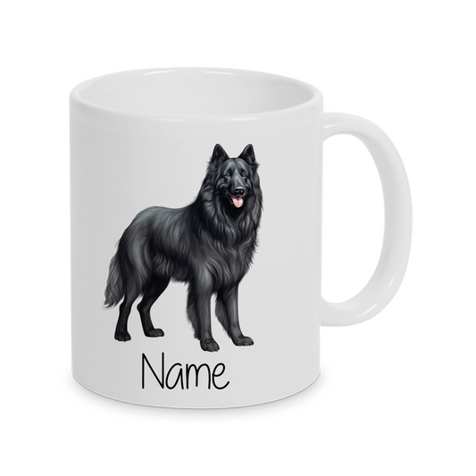 Belgischer Schäferhund -Personalisierte Tasse Hunderasse  mit Namen / Wunschtext