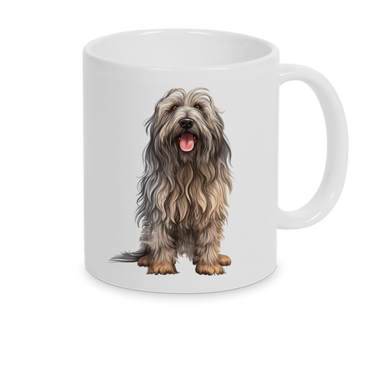 Bearded Collie Beardie -Personalisierte Tasse Hunderasse - Individuell gestaltbar mit Namen oder Wunschtext