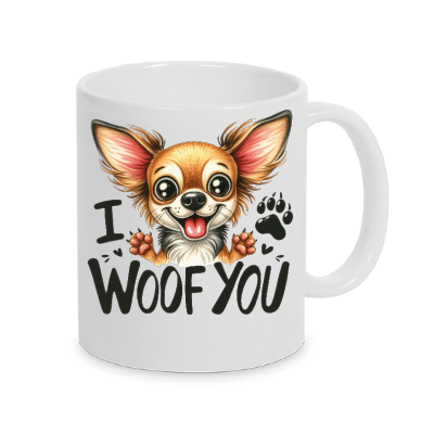 Chihuahua- Lustige Spruch Tasse Hund auch mit Namen