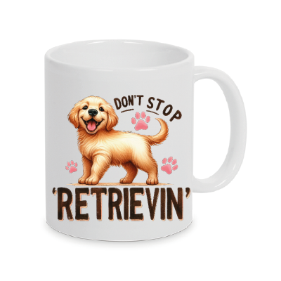 Golden Retriever- Lustige Spruch Tasse Hund auch mit Namen