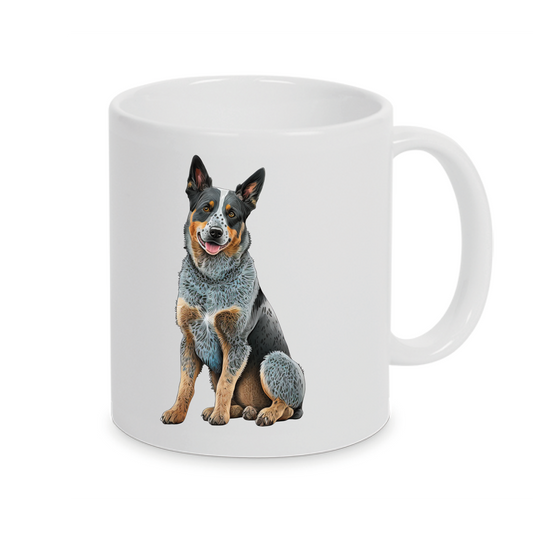 Australian Cattledog-Personalisierte Tasse Hunderasse - Individuell gestaltbar mit Namen oder Wunschtext