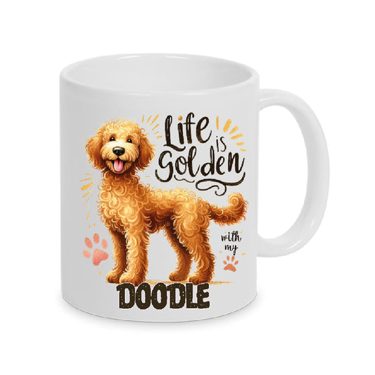 Golden Doodle -  Lustige Spruch Tasse Hund auch mit Namen