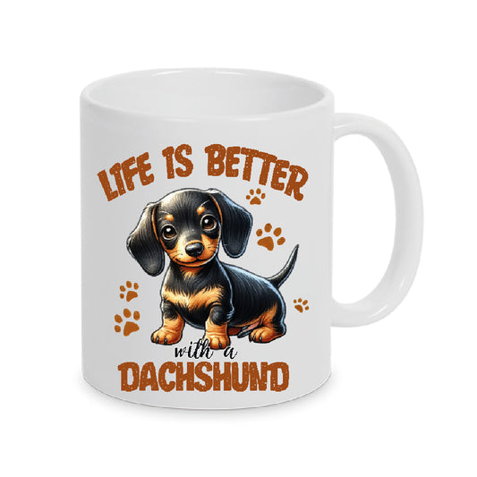 Dackel Dachshund- Lustige Spruch Tasse Hund auch mit Namen