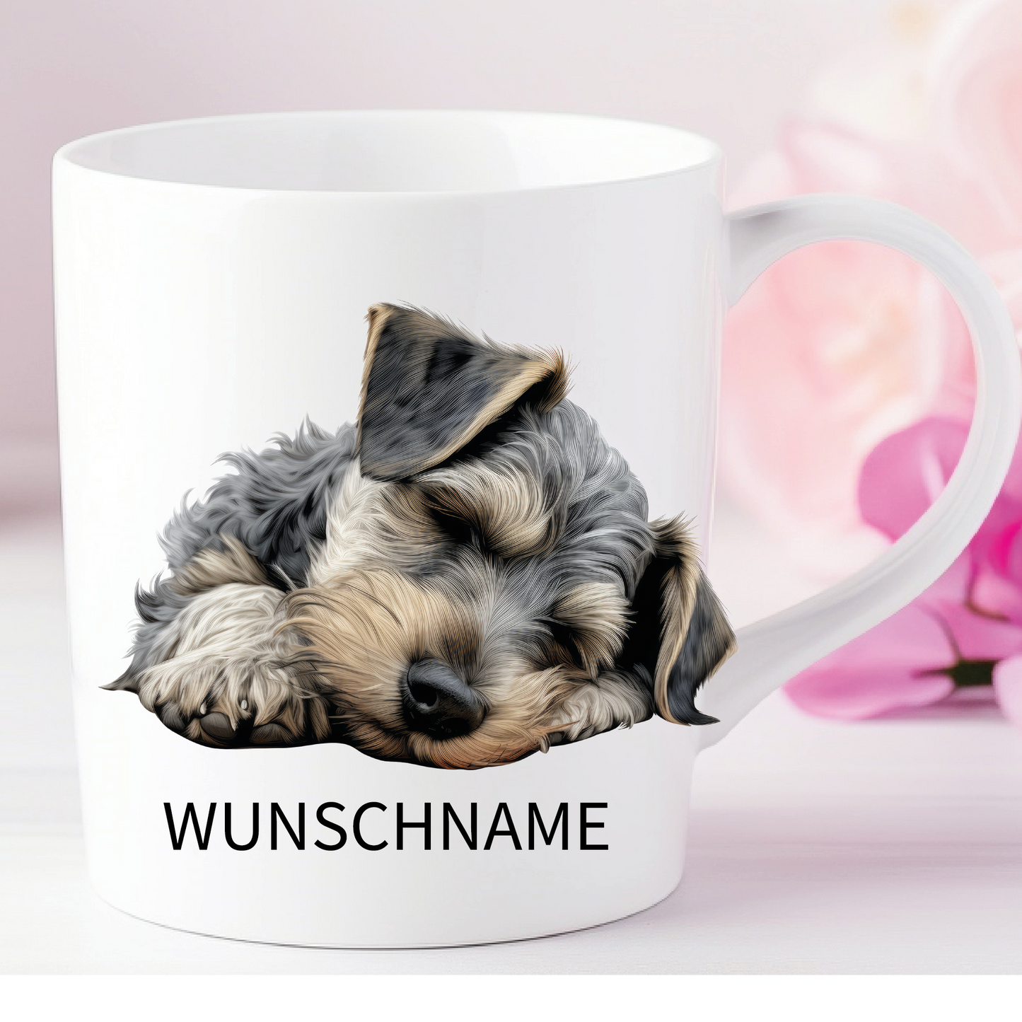 Basset Hound Tasse Hund Dogmom personalisiert mit Name oder Wunschtext