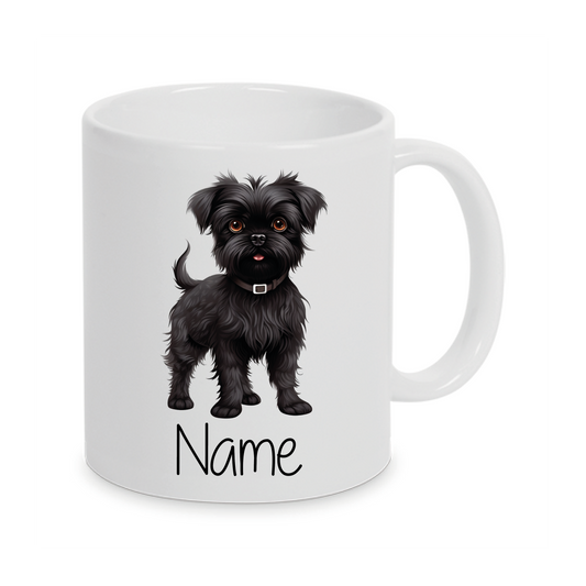 Affenpinscher-  Tasse Hunderasse auf Wunsch mit Namen personalisiert