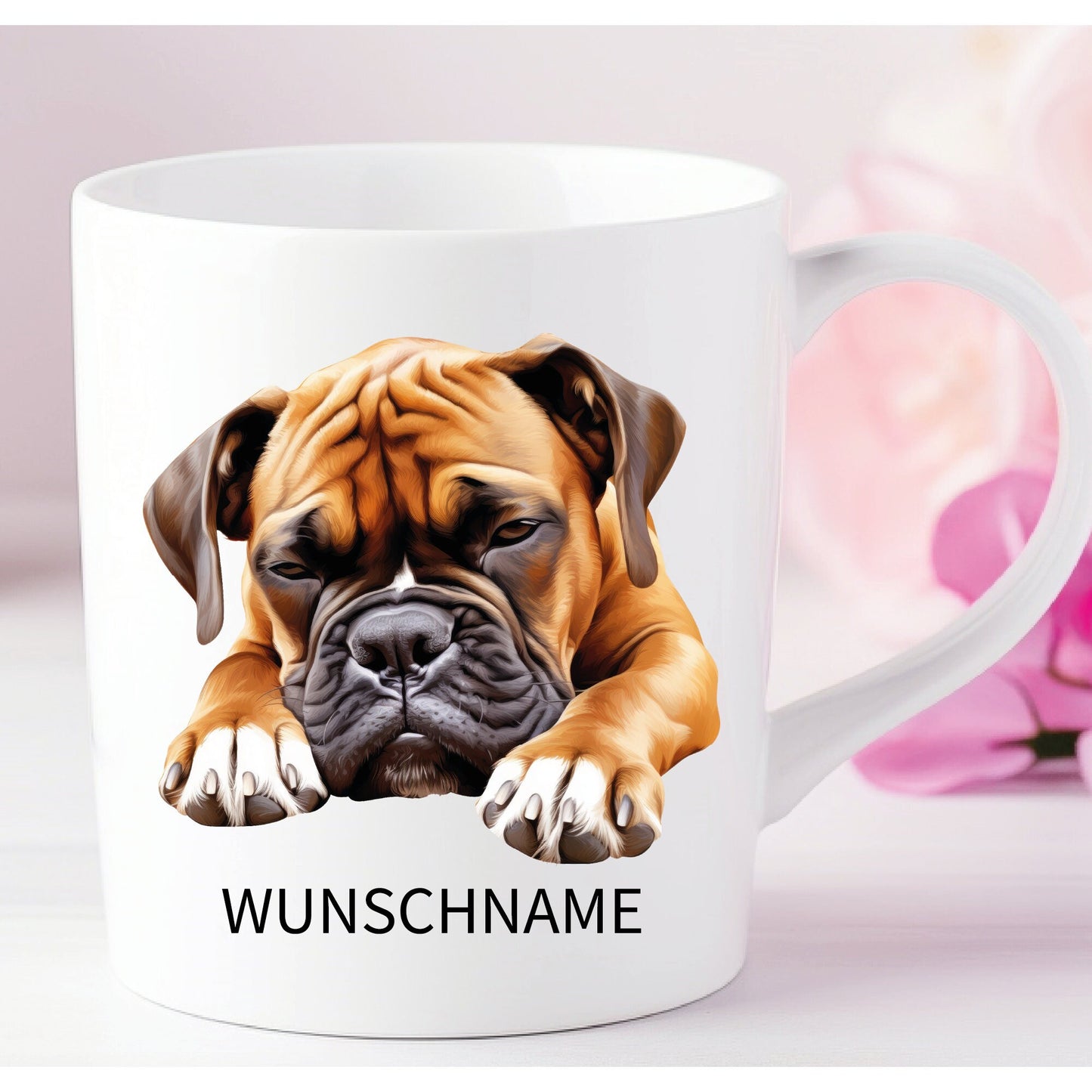 Basset Hound Tasse Hund Dogmom personalisiert mit Name oder Wunschtext